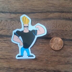 Johnny Bravo Cartoon Sticker
